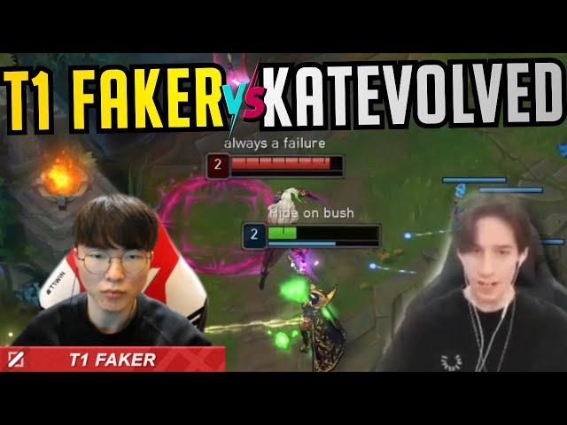 T1 Faker Vs KatEvolved + Rematch!