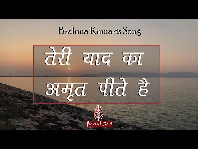 Teri Yaad Ka Amrit Pite Hain | तेरी याद का अमृत पीते हैं || BK Bhog Song