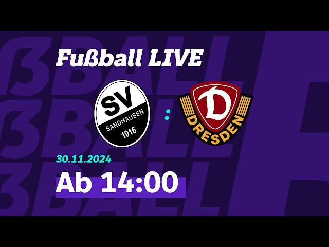 3. Liga: SV Sandhausen - Dynamo Dresden (Re-Live) | SWR Sport