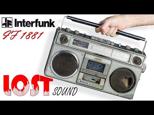 1981 ️ Full RESTORATION  Interfunk 1881 Germany  Retro BOOMBOX POPULAR again️ (Real restore)