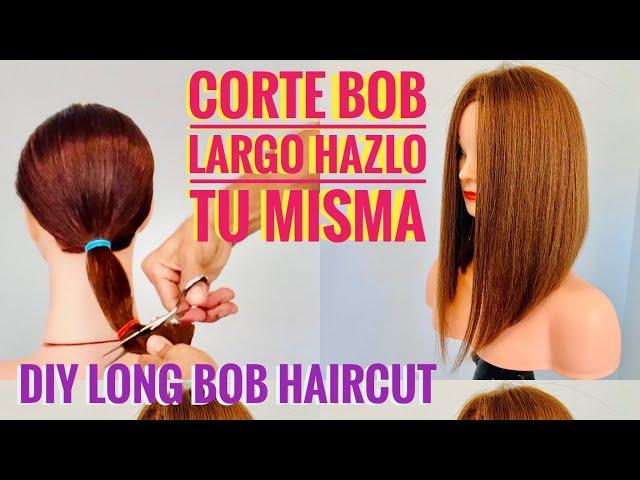 DIY Long Bob Haircut