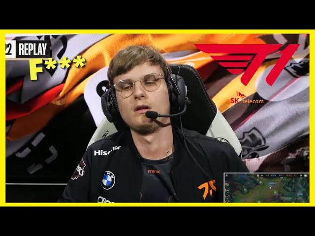 FNC Upset hard tilted in their Game vs T1