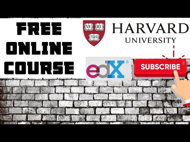 Free Online Course | Harvard University | EDX |