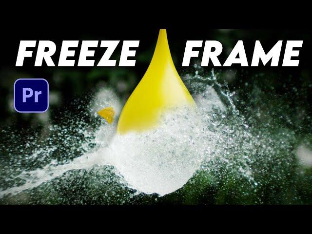 How to Freeze Frame in Premiere Pro (Tips and Tricks)