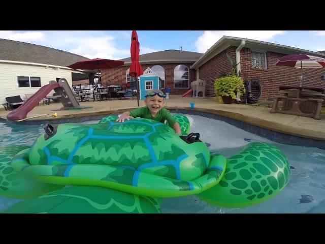 KEATON and TUCKER PELLETIER SWIMMING 5 and 3! GOPRO HERO 3+