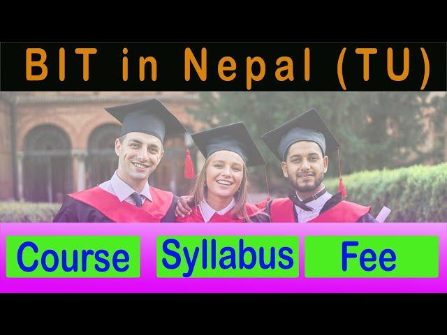 BIT Course full details Fee, Scholarship, Eligibility and Syllabus in Nepal. IT in nepal 2081