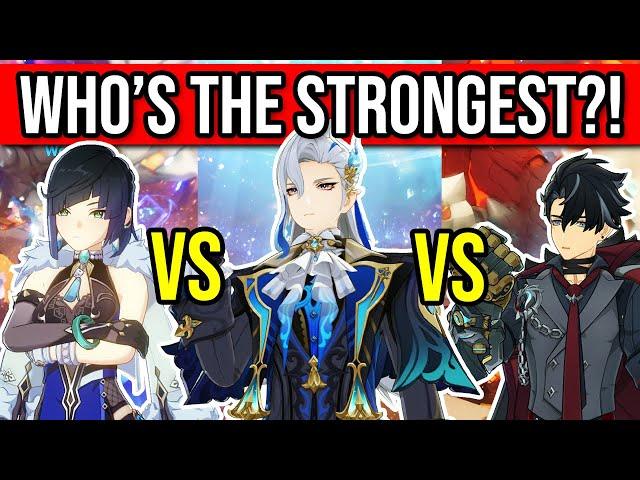 DPS Showdown! Neuvillette vs Wriothesley vs Yelan! Who's the Strongest?! Genshin Impact