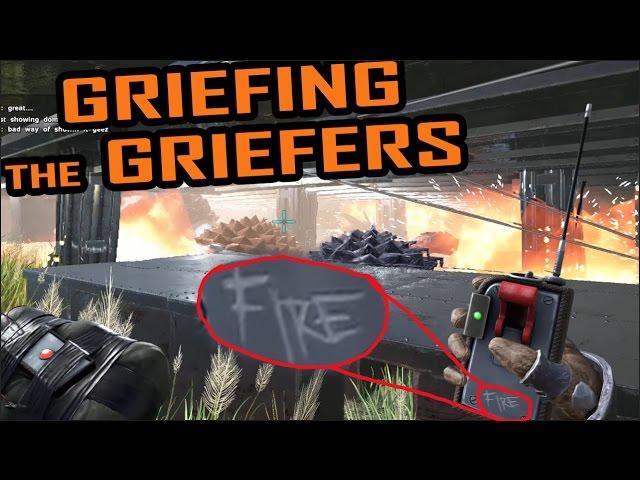 Griefing the Griefers! RIP their bases! | ARK Official Server