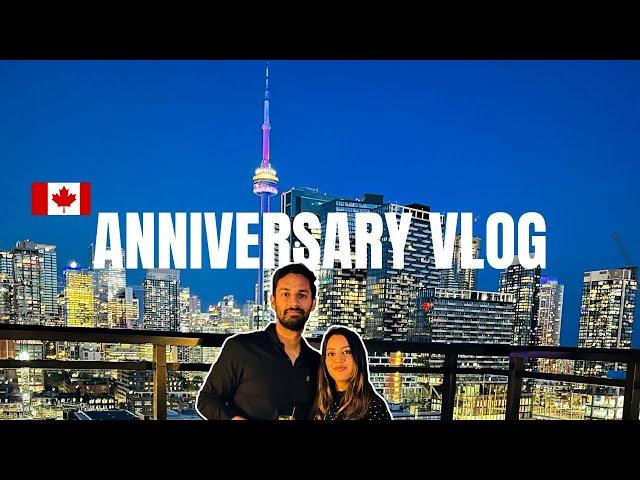 Anniversary Vlog | Anniversary Celebration In Toronto Canada | Lavelle Rooftop