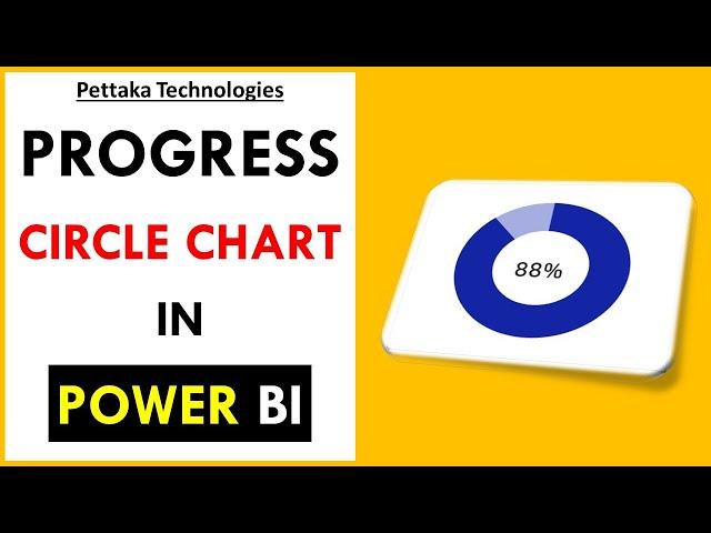How to make Progress Circle Chart in Power BI