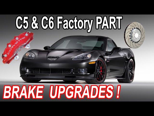 C5 & C6 Brake Upgrade Options (Using Only Factory C6 Corvette Parts!)