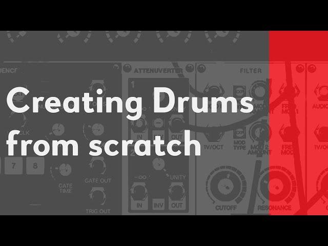 Voltage Modular Tutorial | Creating Drums and Percussion Sounds