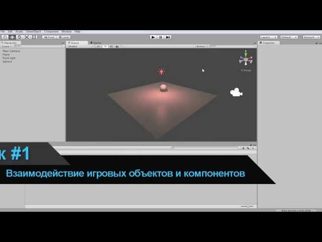[Unity3D урок #1] Объекты и компоненты, или "как делаются игры?"