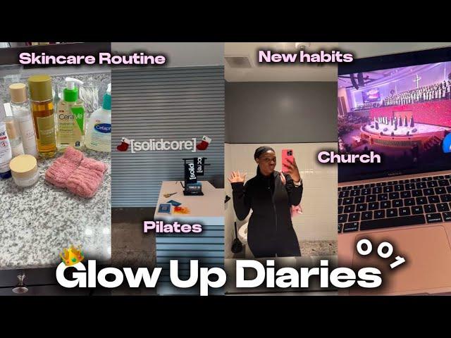 GLOW UP DIARIES | 5AM Routine, New Habits, Pilates, Church & My 2025 Reset