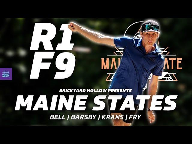 2024 Maine State Championships | R1F9 FEATURE | Bell, Barsby, Krans, Fry | Gatekeeper Media