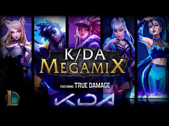 League of Legends K/DA MEGAMIX Drum Go Dum (MASHUP) More/PopStars/Villain/Baddest/Giants/True Damage