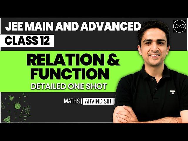 Relation & Function  Class 12 | JEE Main & Advanced