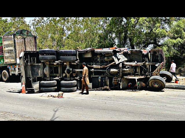 "Hino Truck Accident: Axle & wheel Destroyed! Learn Hoe to Repair