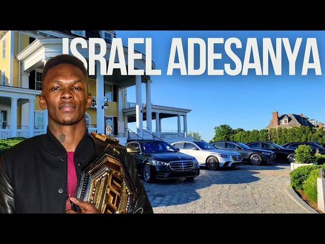 Israel Adesanya's Lifestyle 2024  MMA Career, Net Worth, Girlfriend, Cars & Luxury Mansion