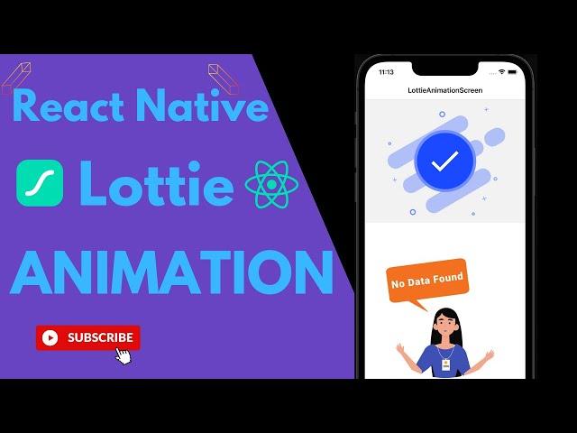 EP10- React Native Lottie Animation | Lottie Animation in React Native