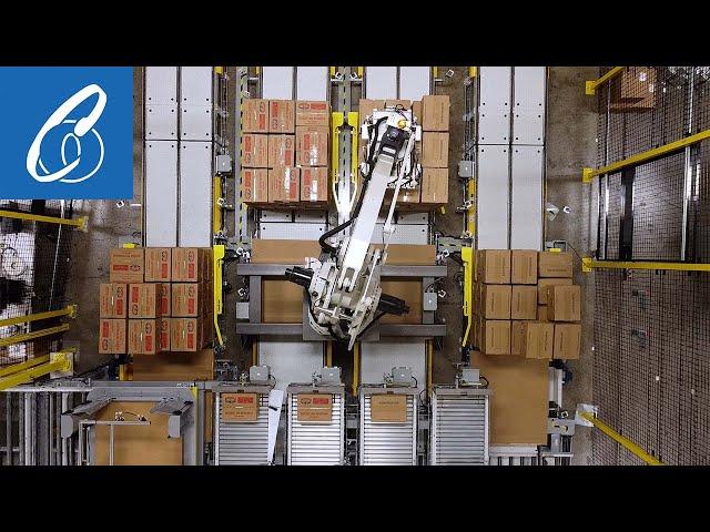 Robotic Palletizing Systems for Processing and Manufacturing Facilities