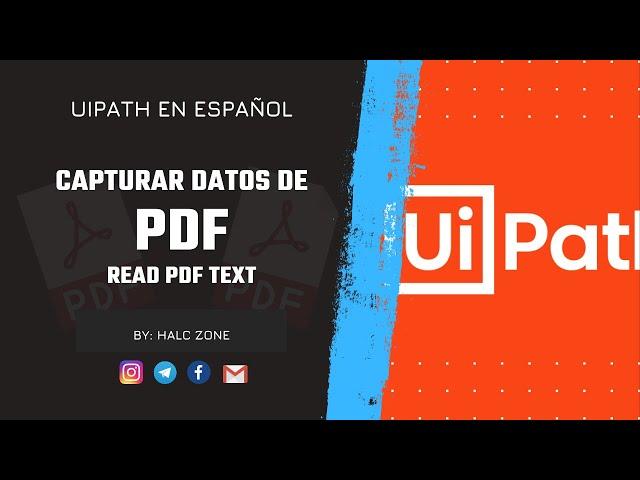 Subscribers ask # 9: Capture PDF data and save it in EXCEL | Read PDF Text | UiPath in Spanish