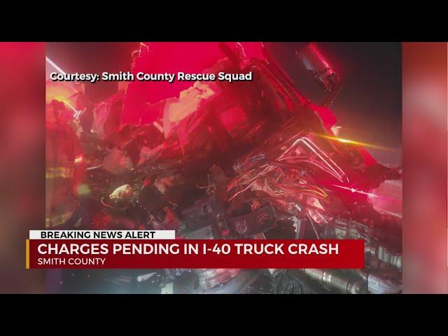 Charges pending after crash on I-40 in Smith County