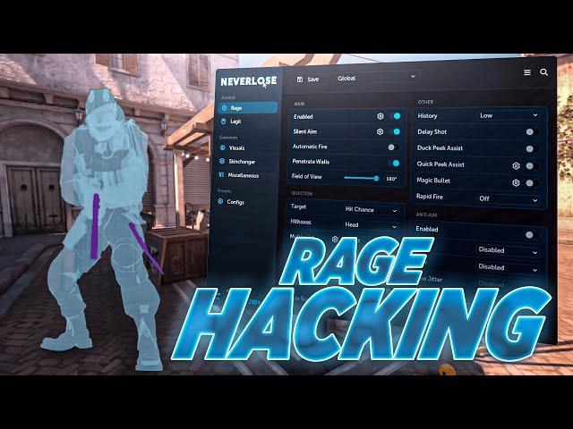 RAGE HACKING IN PRIME WITH THE BEST CS2 HVH CHEAT! NEVERLOSE.CC CHEATING
