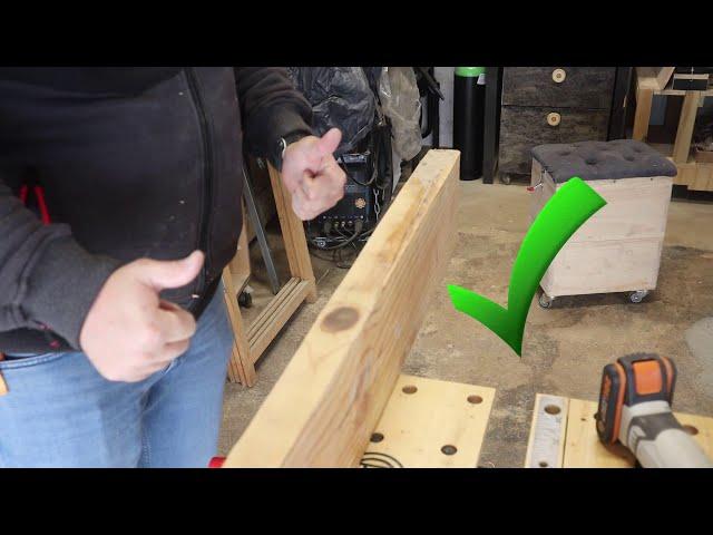 Cómo reparar madera muy rajada y en mal estado, aprende carpintería básica fácil y rápido