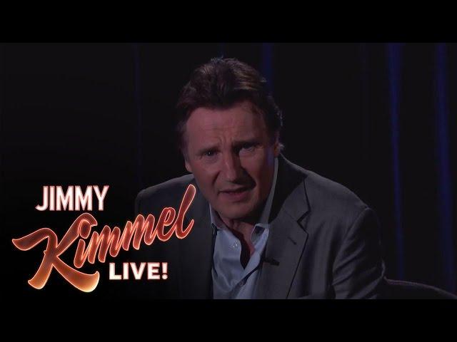 Liam Neeson Threatens a Fan on Jimmy Kimmel Live