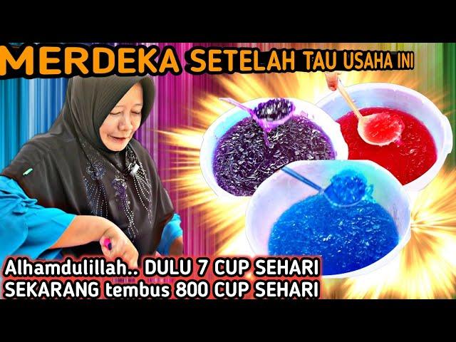 DULU 7 CUP/HARI sekarang TEMBUS 800 CUP - MERDEKA SETELAH TAU USAHA INI - IDE BISNIS