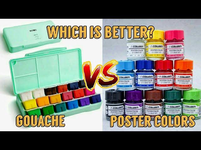 Gouache VS Poster Colors | Which is Better?