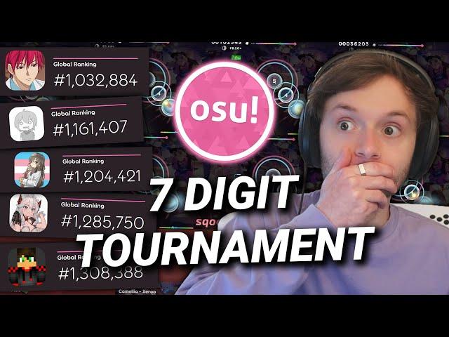 I Hosted an osu! Tournament for 7 Digits