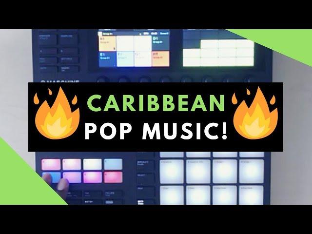 Drake Caribbean Pop | Beat Making In Maschine MK3 | Sample Pack Review 23
