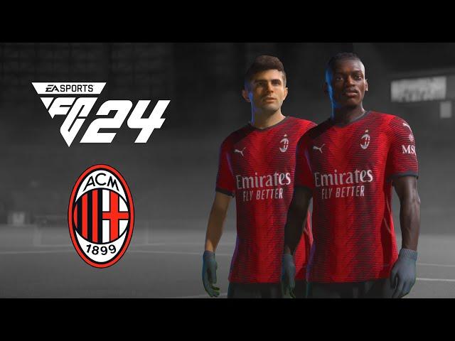 EAFC 24 PS5 - AC MILAN - PLAYER FACES AND RATINGS - 4K60FPS