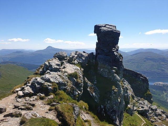 The Cobbler   Ben Arthur  Arrochar Alps  Scotland  June  27th 2019  -  4K video