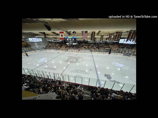 David Gagnon gives Lindenwood a 1-0 lead at 17:01 in the 1st period vs. Western Michigan