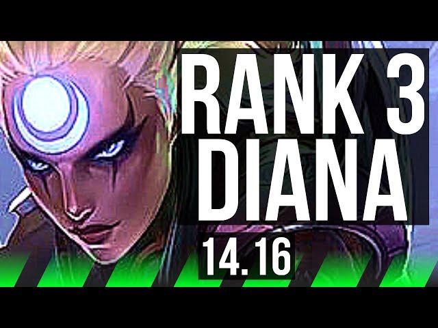 DIANA vs GWEN (JGL) | Rank 3 Diana, 24/2/6, 66k DMG, Legendary | EUW Challenger | 14.16