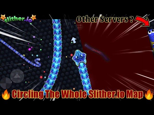 I CIRCLED THE WHOLE SLITHER.IO LOBBY | Circling the Whole Slither.io Map (Epic GamePlay) Part 7