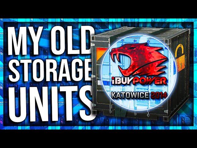 OPENING MY OLD FORGOTTEN STORAGE UNITS (CRAZY SKINS)