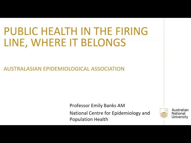 Public health in the firing line, where it belongs