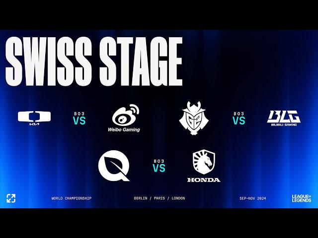 Worlds 2024 | SWISS STAGE DAY 9 | DK vs WBG - G2 vs BLG - FLY vs TL