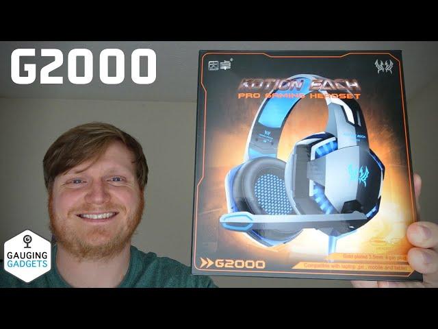 Kotion Each G2000 Gaming Headset Review - Over Ear LED G2000 Gaming Headphones