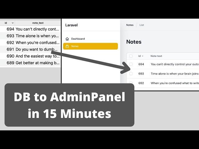 Laravel Filament: Live-Coding - Notes Management Panel