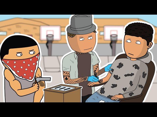 Elementary School Tattoo Stand (Animated Story)