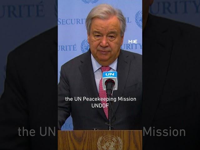 Israel's Syria strikes 'violations' of sovereignty says UN chief