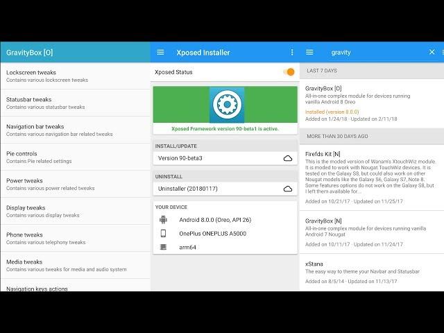 Android 8 Oreo Xposed Tuesdays - GravityBox [O]