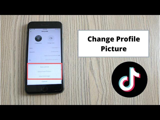 How to Change Profile Picture on TikTok iPhone/iPad (2020)