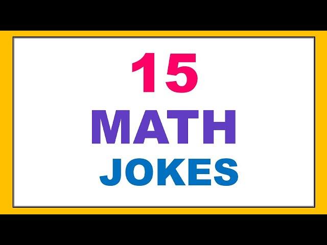 FUNNY MATH JOKES (MATH RIDDLES WITH ANSWERS) II Math Trivias