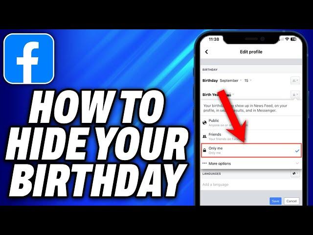 How To Hide Your Birthday on Facebook (2024) - Easy Fix